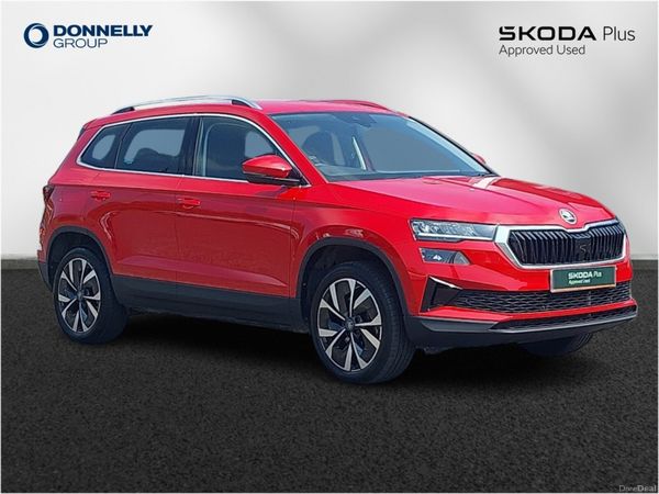 Skoda Karoq Estate, Petrol, 2025, Red