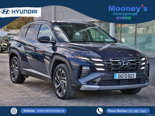 Hyundai Tucson SUV, Petrol Hybrid, 2024, Blue