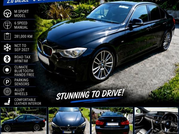 BMW 3-Series Saloon, Diesel, 2014, Black