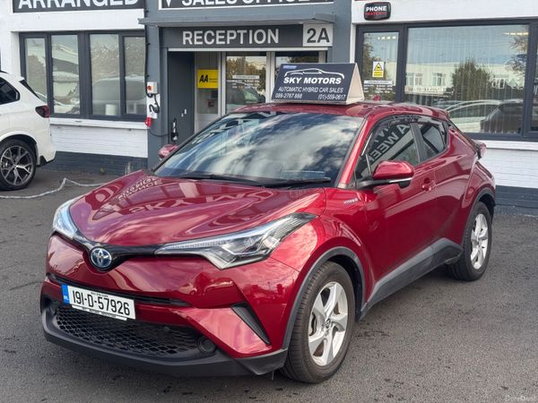 Toyota C-HR Hatchback, Petrol Hybrid, 2019, Red