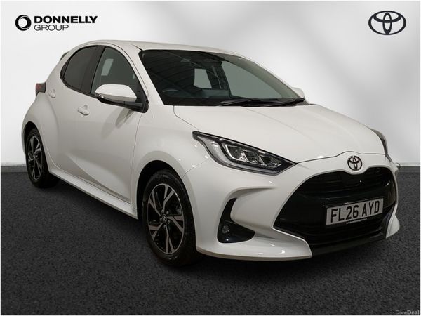 Toyota Yaris Hatchback, Petrol Hybrid, 2026, White