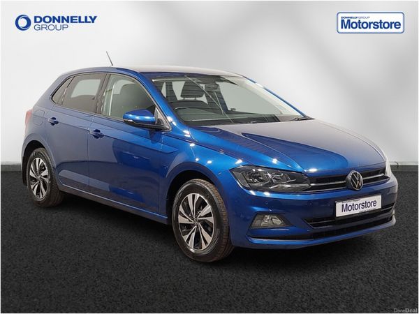 Volkswagen Polo Hatchback, Petrol, 2021, Blue