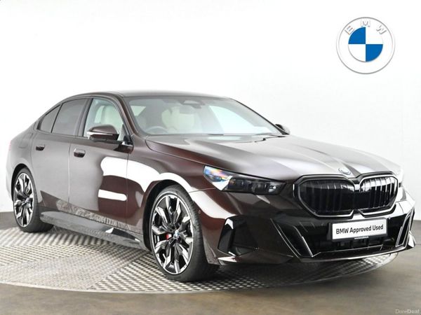 BMW 5-Series Saloon, Petrol Plug-in Hybrid, 2026, Red
