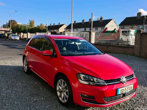 Volkswagen Golf Hatchback, Petrol, 2013, Red