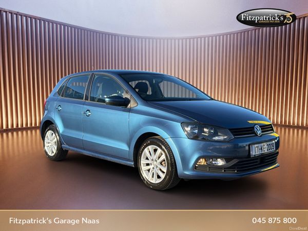 Volkswagen Polo Hatchback, Petrol, 2017, Blue