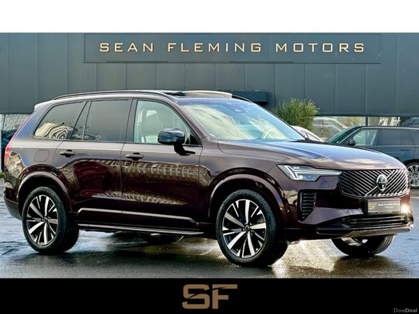 Volvo XC90 SUV, Petrol Plug-in Hybrid, 2025, Red