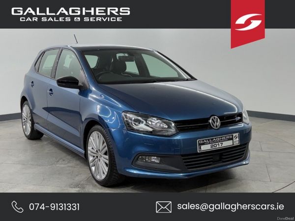 Volkswagen Polo Hatchback, Petrol, 2017, Blue