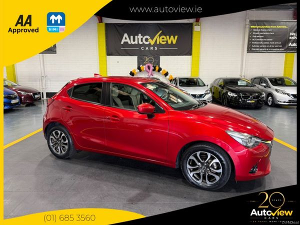 Mazda Demio Hatchback, Diesel, 2016, Red