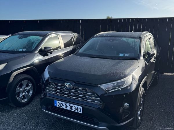 Toyota RAV4 SUV, Petrol Hybrid, 2021, Black