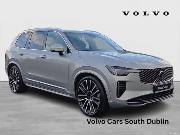 Volvo XC90 SUV, Petrol Plug-in Hybrid, 2025, Silver