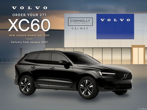 Volvo XC60 SUV, Petrol Plug-in Hybrid, 2027, Black