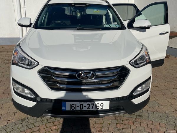 Hyundai Santa Fe SUV, Diesel, 2016, White