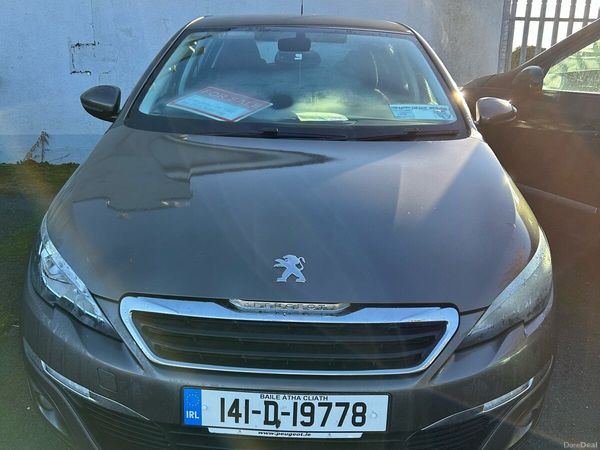 Peugeot 308 Hatchback, Diesel, 2014, Grey