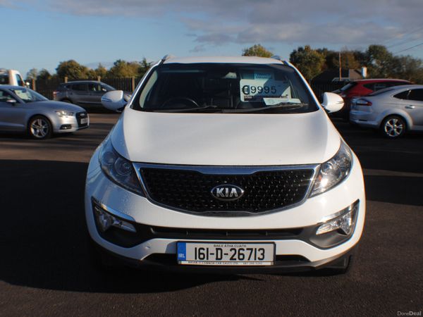 Kia Sportage SUV, Diesel, 2016, White