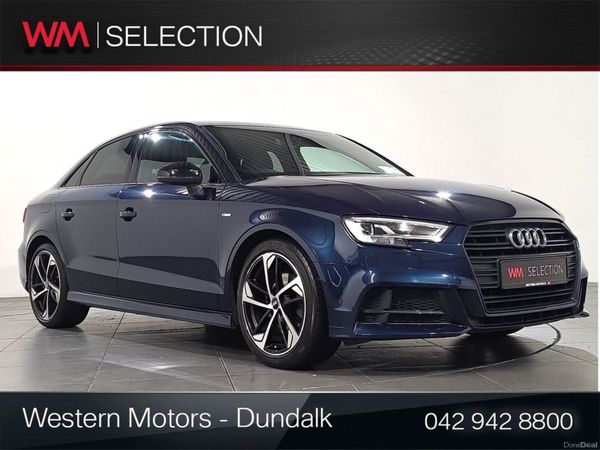 Audi A3 Saloon, Petrol, 2019, Blue