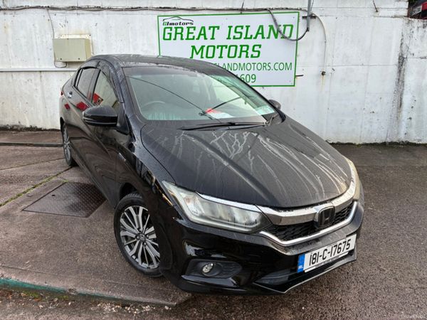 Honda Grace Saloon, Petrol Hybrid, 2018, Black