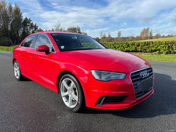 Audi A3 Saloon, Petrol, 2015, Red