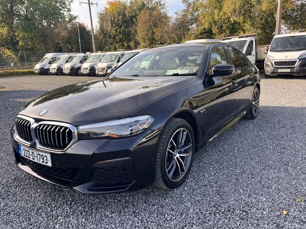 BMW 5-Series Saloon, Petrol Plug-in Hybrid, 2022, Black