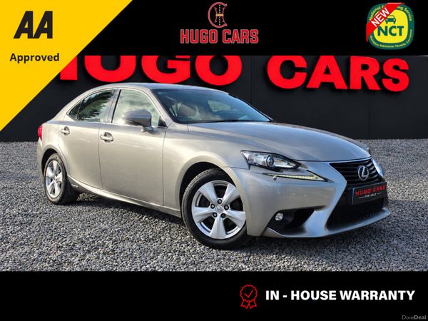 Lexus IS Saloon, Petrol Hybrid, 2014, Silver