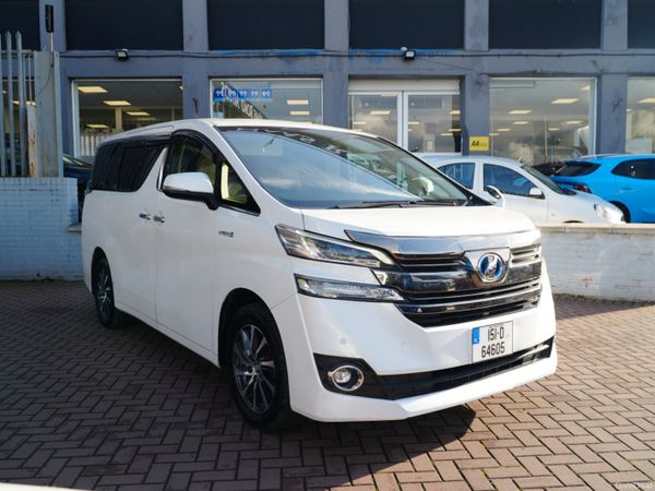 Toyota Alphard Van, Petrol Hybrid, 2015, White