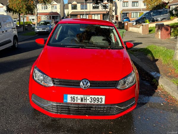 Volkswagen Polo Hatchback, Petrol, 2016, Red