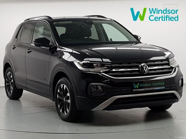 Volkswagen T-Cross Hatchback, Petrol, 2021, Black