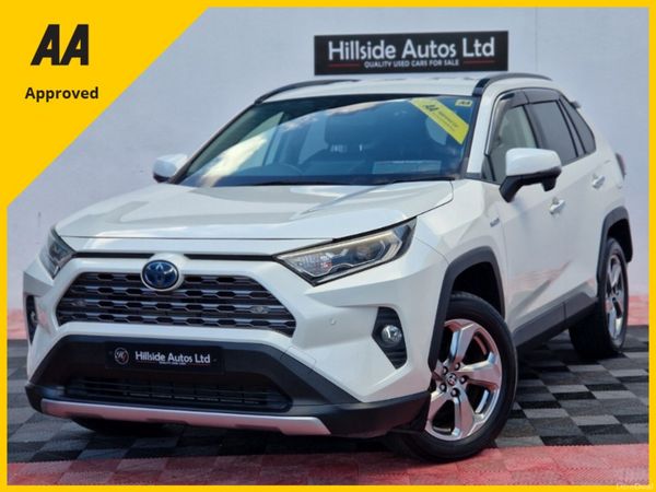 Toyota RAV4 SUV, Petrol Hybrid, 2019, White