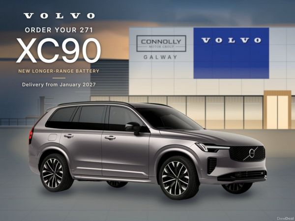 Volvo XC90 SUV, Petrol Plug-in Hybrid, 2027, Silver