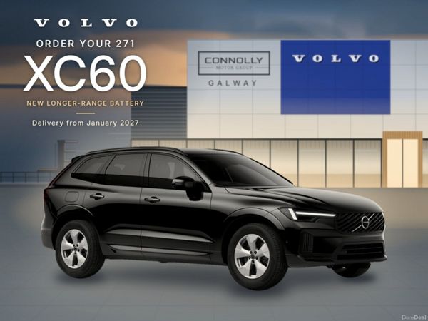 Volvo XC60 SUV, Petrol Plug-in Hybrid, 2027, Black