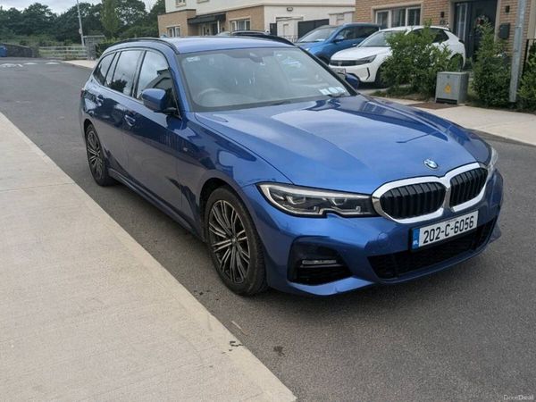 BMW 3-Series Estate, Petrol Plug-in Hybrid, 2020, Blue