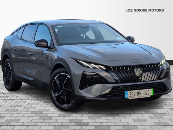 Peugeot 408 Hatchback, Electric, 2026, Grey