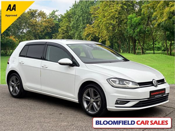Volkswagen Golf Hatchback, Petrol, 2019, White