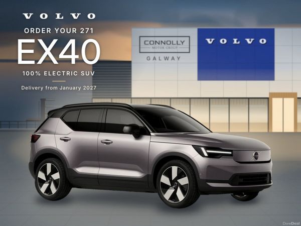 Volvo EX40 SUV, Electric, 2027, Silver