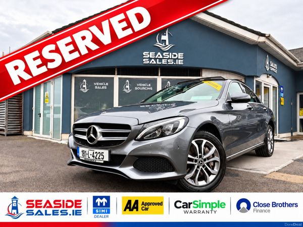 Mercedes-Benz C-Class Saloon, Petrol Plug-in Hybrid, 2018, Grey