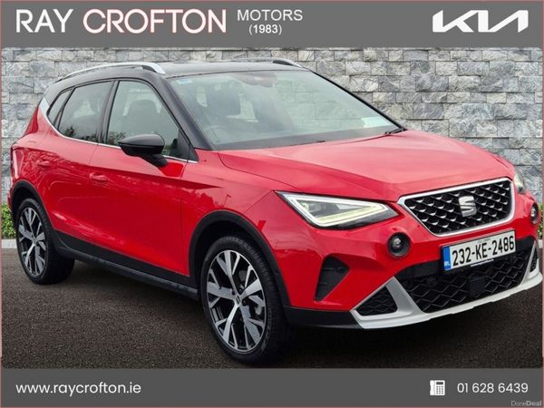 SEAT Arona SUV, Petrol, 2023, Red