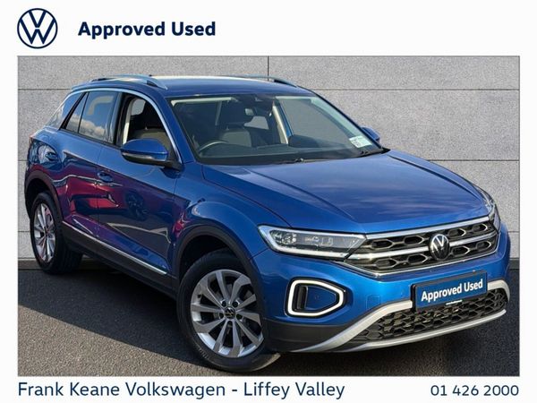 Volkswagen T-Roc SUV, Petrol, 2023, Blue