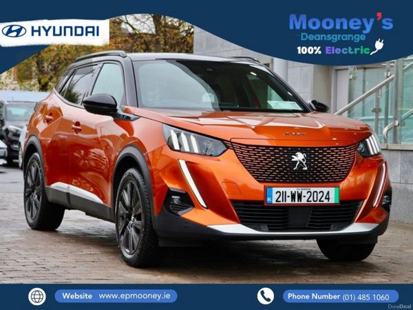 Peugeot 2008 Hatchback, Electric, 2021, Orange