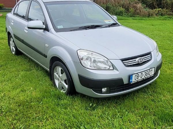 Kia Rio Saloon, Petrol, 2008, Silver
