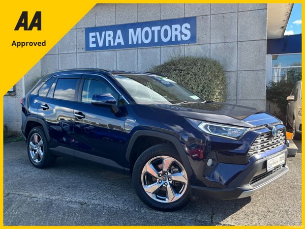 Toyota RAV4 SUV, Petrol Hybrid, 2019, Blue