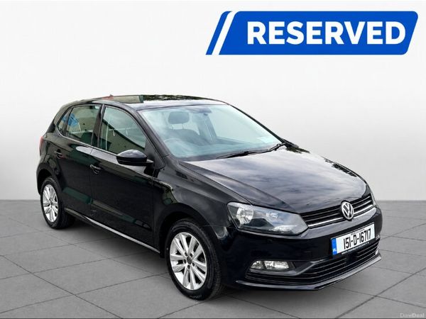 Volkswagen Polo Hatchback, Petrol, 2015, Black
