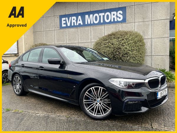 BMW 5-Series Saloon, Petrol Plug-in Hybrid, 2019, Black