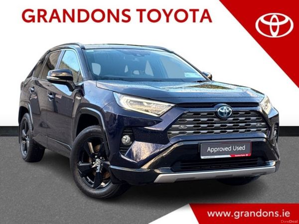 Toyota RAV4 SUV, Petrol Hybrid, 2022, Blue