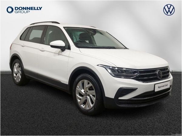 Volkswagen Tiguan Estate, Petrol, 2021, White