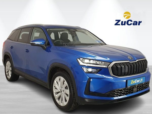 Skoda Kodiaq SUV, Petrol Plug-in Hybrid, 2025, Blue