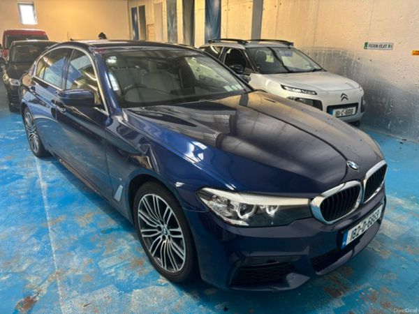 BMW 5-Series Saloon, Petrol Plug-in Hybrid, 2018, Blue