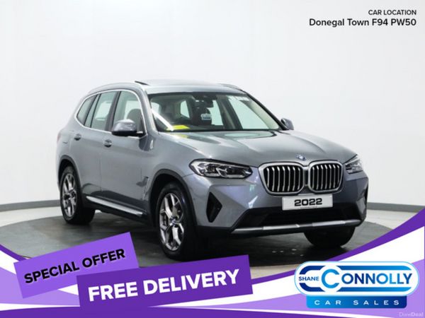 BMW X3 SUV, Petrol Hybrid, 2022, Grey
