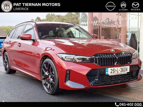 BMW 3-Series Estate, Petrol Plug-in Hybrid, 2025, Red