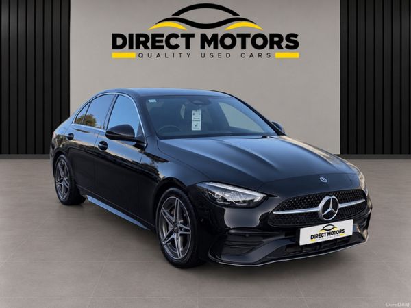 Mercedes-Benz C-Class Saloon, Diesel Hybrid, 2022, Black