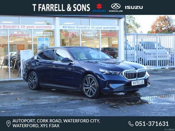 BMW i5 Saloon, Electric, 2025, Blue