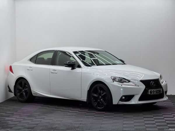 Lexus IS Saloon, Petrol Hybrid, 2016, White